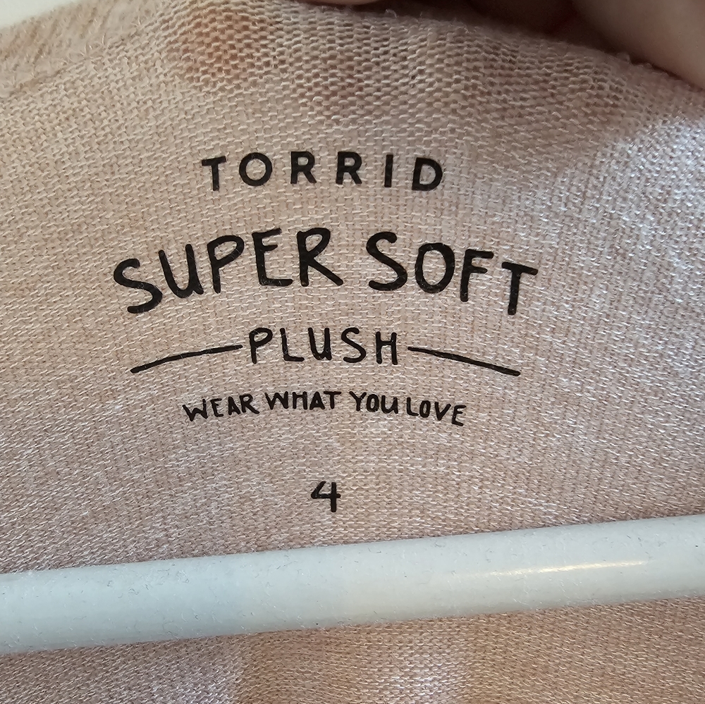 Torrid Super Soft Plush Cardigan Open Front - Picture 5 of 5